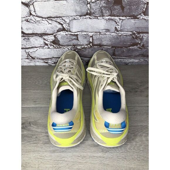 Hoka One Mafate Speed 2 Eggnog Gray Mesh Neon Yellow Running Men 14M US/49 1/3EU main image 11